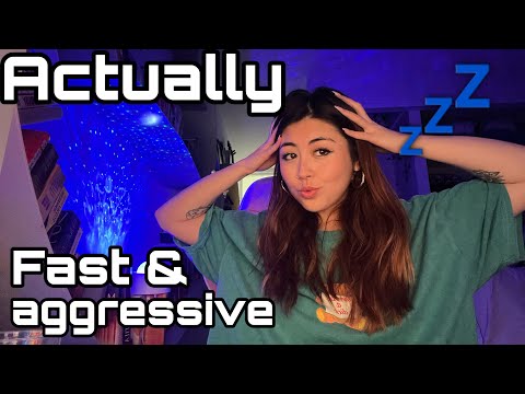 ACTUALLY fast & aggressive asmr (super tingly!!✨)