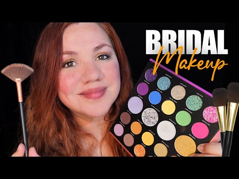 ASMR Bridal MAKEUP Test Roleplay