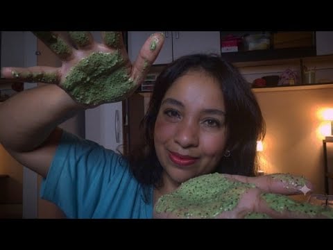 ASMR Limpeza e esfoliação facial, depilação com cera, pinça e navalha, água, toalha macia, escovação