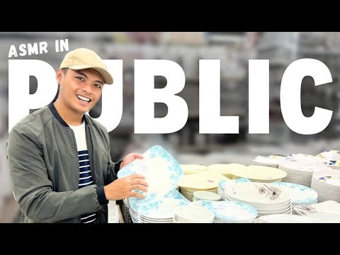 My First ASMR in Public (at Supermarket)