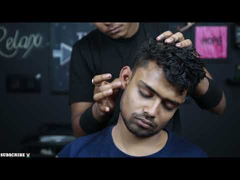 Best ASMR Scratching Head Massage With Neck Cracking | Tapping And Tingles | Indian Barber Massage