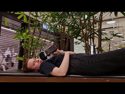 ASMR in an Empty Shopping Mall at Night