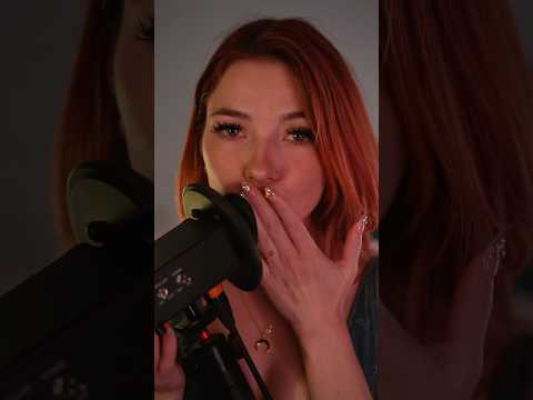 Tongue clicks and ear kisses 🥰 #asmr