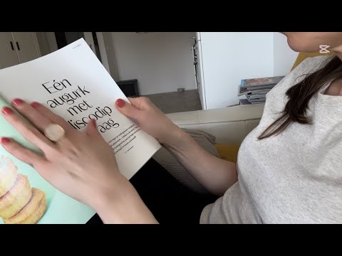 ASMR Page Turning, Tapping@end, Flipping & Squeezing