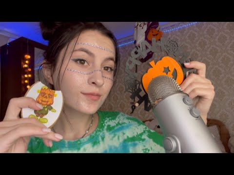 Asmr Halloween triggers in 1 minute  🎃 👻