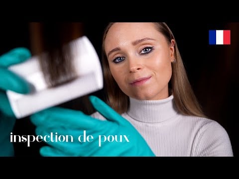 ASMR | French spoken LICE CHECK - Inspection de POUX