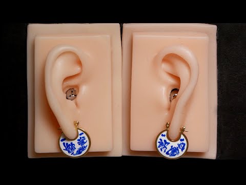 ASMR 귀걸이 착용해보실래요? Earring shop role play / no talking