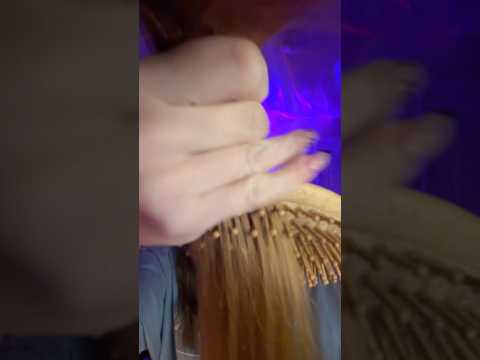 Let me straighten your hair for you! #asmr #asmrsounds #asmrvideo #fyp