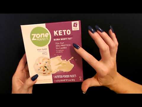 ASMR | Keto Box Snacks/Food Show & Tell - May 2020 (Whisper)