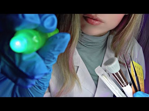 ASMR 3H of Doctor Roleplay - Eye Exam, Ear Cleaning, Cranial Nerve, Face