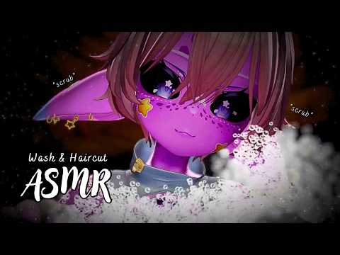 ASMR VRChat | Cosy Human Haircut (personal attention, snips & wash)