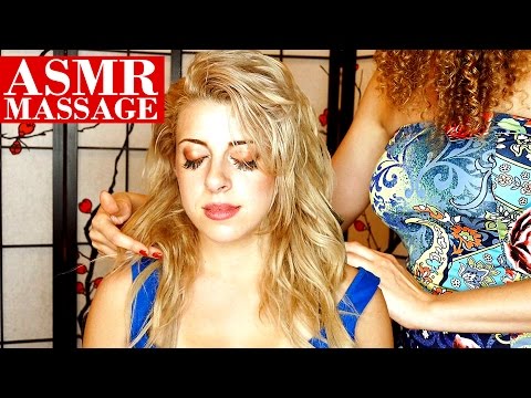 Beautiful ASMR Massage & Hair Play – Scalp Massage w/ Binaural Ear to Ear Whisper