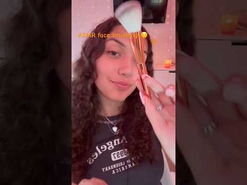 #personalattention #facebrushing #asmr  #relax #tingles