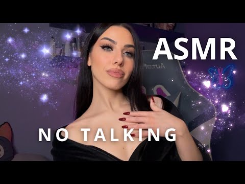 ASMR - Fast Body Massage, Hand Sounds & Body Triggers (no talking)