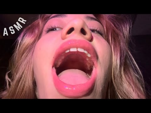ASMR te mordendo + tongue fluttering + mouth sounds | NO TALK personal attention 