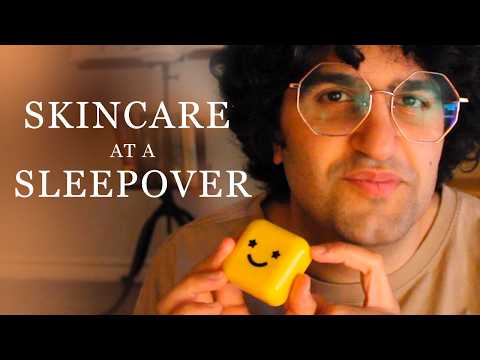 [ASMR] Doing Your Skincare Routine at a Sleepover