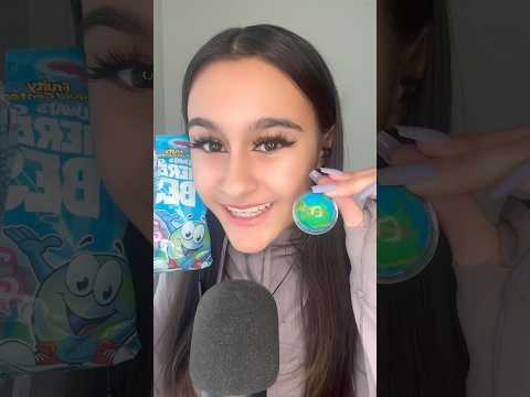 ASMR| Trying WORLD candy’s?! #asmr #asmreating #shorts #shortsfeed #viral #trending #asmrsounds