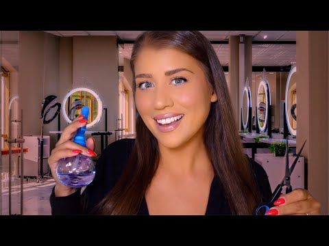 ASMR 10 Minute Haircut Roleplay 💇 (Hair Salon, Barbershop)