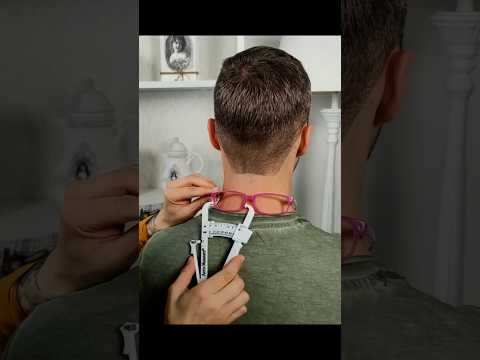 The perfect glasses for his neck