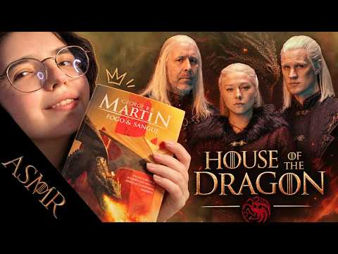 ASMR LENDO O LIVRO QUE DEU ORIGEM À CASA DO DRAGÃO 🐉 | Leitura com Voz Suave