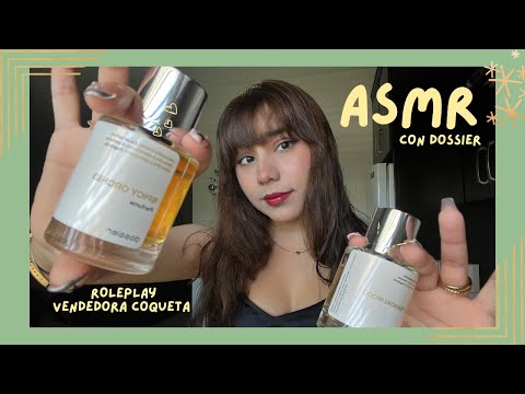 ASMR - VENDEDORA COQUETA/ ROLEPLAY CON DOSSIER