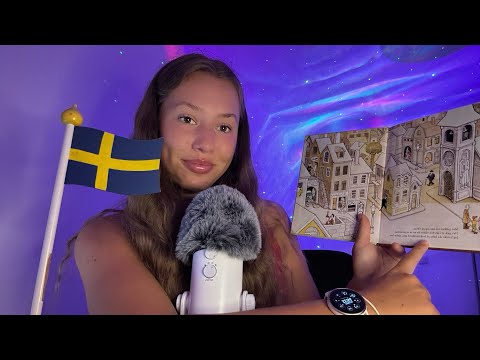 ASMR Swedish lesson, let’s read in Swedish!