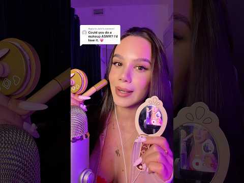 Wooden makeup ASMR 💄 personal attention for sleep 😴🪵 #asmr #asmrvideo #asmrsounds #sleep