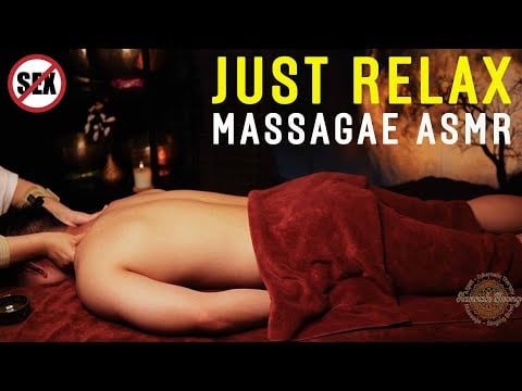 Shh, Just Relax, Bro | VIP Full BACK MASSAGE w/ Traditional Singing Bowl | No Talking