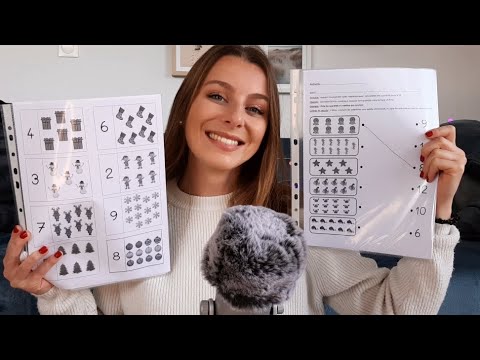 ASMR - Mes exercices de MATHS pour mes ÉLÈVES de MATERNELLE 🧮🤔  Teacher's life