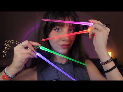 ASMR • LightSaber Triggers Therapy for Deep SLEEP
