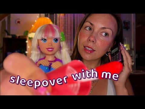 the ultimate ASMR slumber party💖🥹 (personal attn, Polly Pockets, + nostalgia)
