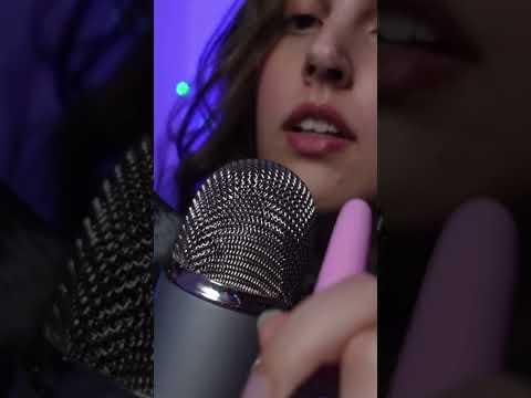 Ultra Tingly Mic Brushing  #asmr #mouthwhisper #relax #visualtingle #tingles