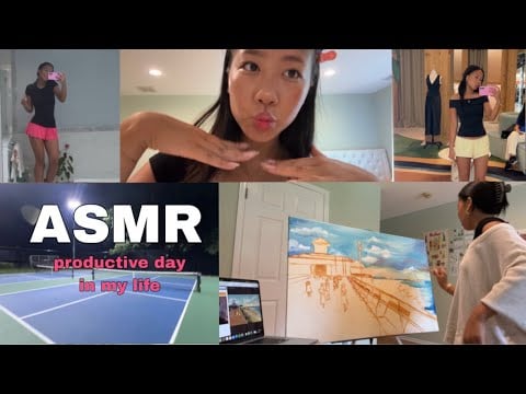 ASMR getting my life together day in my life (close-up vlog voiceover) 🌟🩷