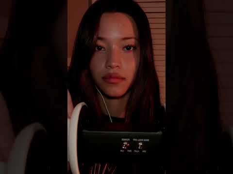 ASMR Ear Massage for Sleep Whispering Ear to Ear  💛#asmr #asmrshorts #asmrsounds #shorts