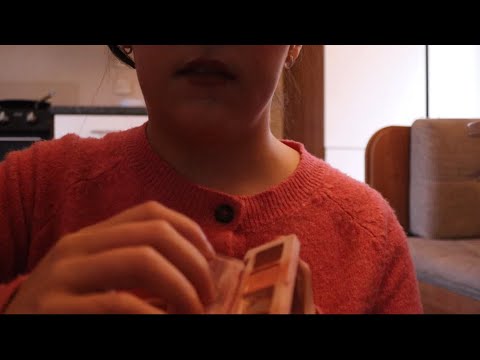 My first ASMR video | whisper ramble and trying out my favourite ASMR triggers which I really like