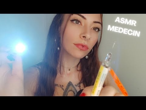 ASMR FRANÇAIS | ROLEPLAY MEDECIN | ANALYSE DE LA PEAU (TEST D'ALLERGIE, HAND MOUVEMENT...)