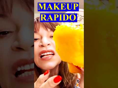 TE MAQUILLO CON  FRUTAS Y VEGETALES 💄FAST AND AGGRESSIVE MAKEUP APPLICATION🔥PERSONAL ATTENTION