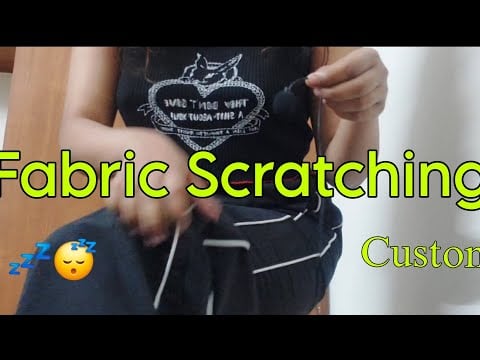 Relaxing Fabric Scratching #asmr #lofiasmr #notalkingasmr #relax #visualtingle #tingles #asmrtrigger