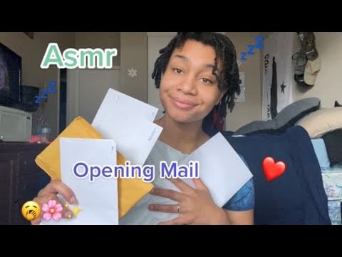 Asmr - Opening my mail (Paper sounds)