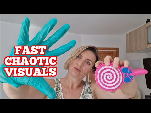 ASMR FAST AGGRESSIVE CHAOTIC VISUALS TRIGGERS (LOFI) #asmr #lofi #fast #fastasmr