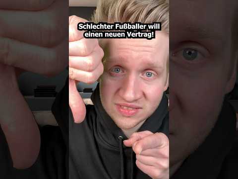 Schlechter Fußballer will einen neuen Vertrag #asmr
