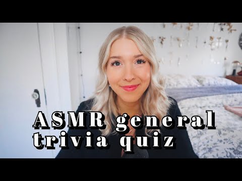 ASMR general trivia quiz | soft spoken