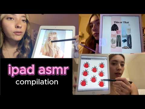 ipad asmr compilation 🥰💖💘 ~ soft spoken, lofi