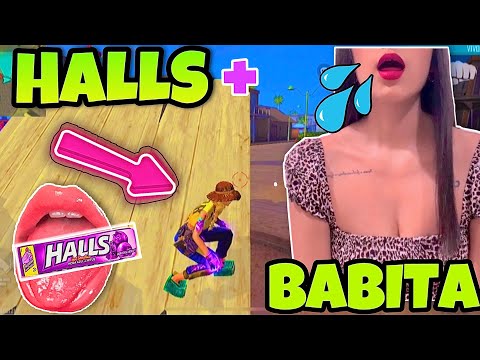 ASMR COMIENDO HALLS 🥵+ BABITA 💦🔥NUEVA ACTU4LIZACI0N FREEFIRE