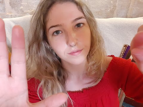 ASMR reiki plucking & positive affirmations for mental health