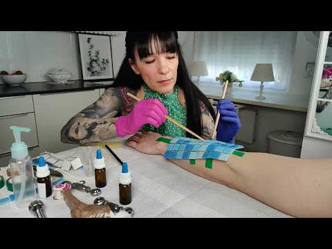 Arm Allergy Test - Unique Testing Methods (ASMR)