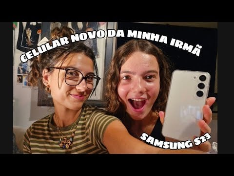 ASMR UNBOXING CELULAR NOVO📱✨️