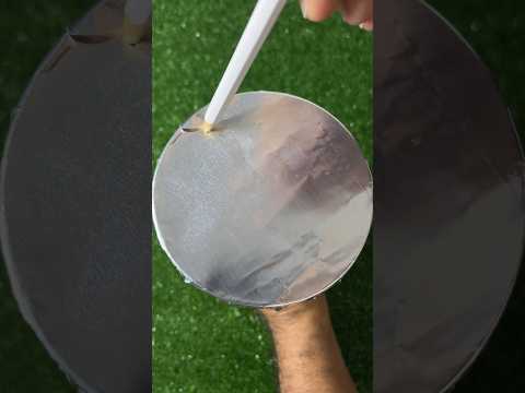 Foil Paper Insertion ASMR 🥰🌀 #shorts #asmr #odlysatisfying #relaxing #satisfying