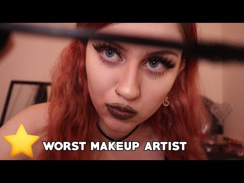 [ASMR] Worst Rated Makeup Artist Does Your Makeup 💄