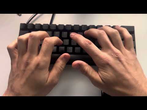 ASMR: Keyboard typing sounds (No Talking)